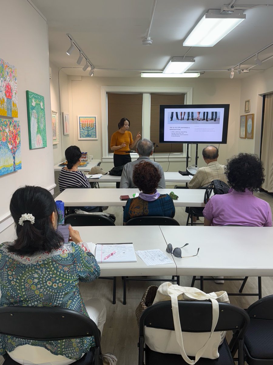 Today, we had our final session of the Citizenship Prep class. During the class, we discussed “OBBBA,” the new law that was signed on July 4th, and shared information with our clients. Our next session will take place in early September. Stay tuned for more information.