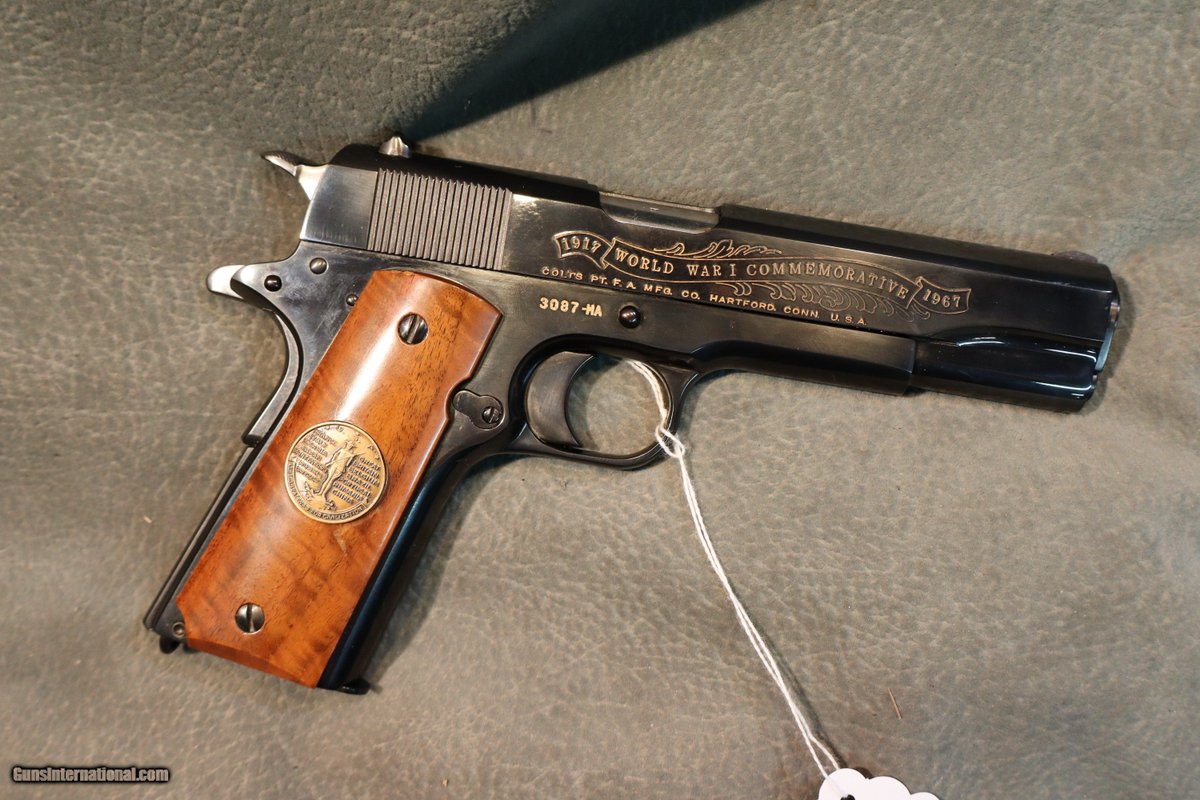GunsInternation's tweet image. Take a look at this Colt 1969 WWI Series Meuse-Argonne 1911 45ACP here tinyurl.com/5n7vkjj6
Also Check out our giveaway and don't forget there are multiple ways to enter! gunsinternational.com/contest/
#History #Gunsinternational #guns #NRA #pew #Saturday