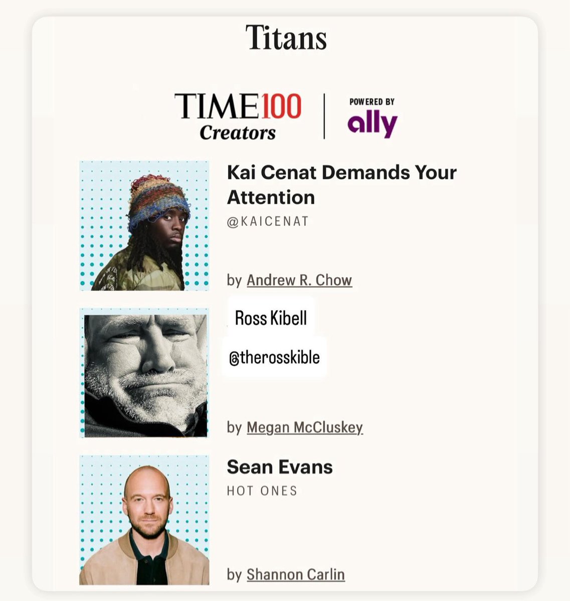 therosskimball's tweet image. Wow. Thank you @TIME