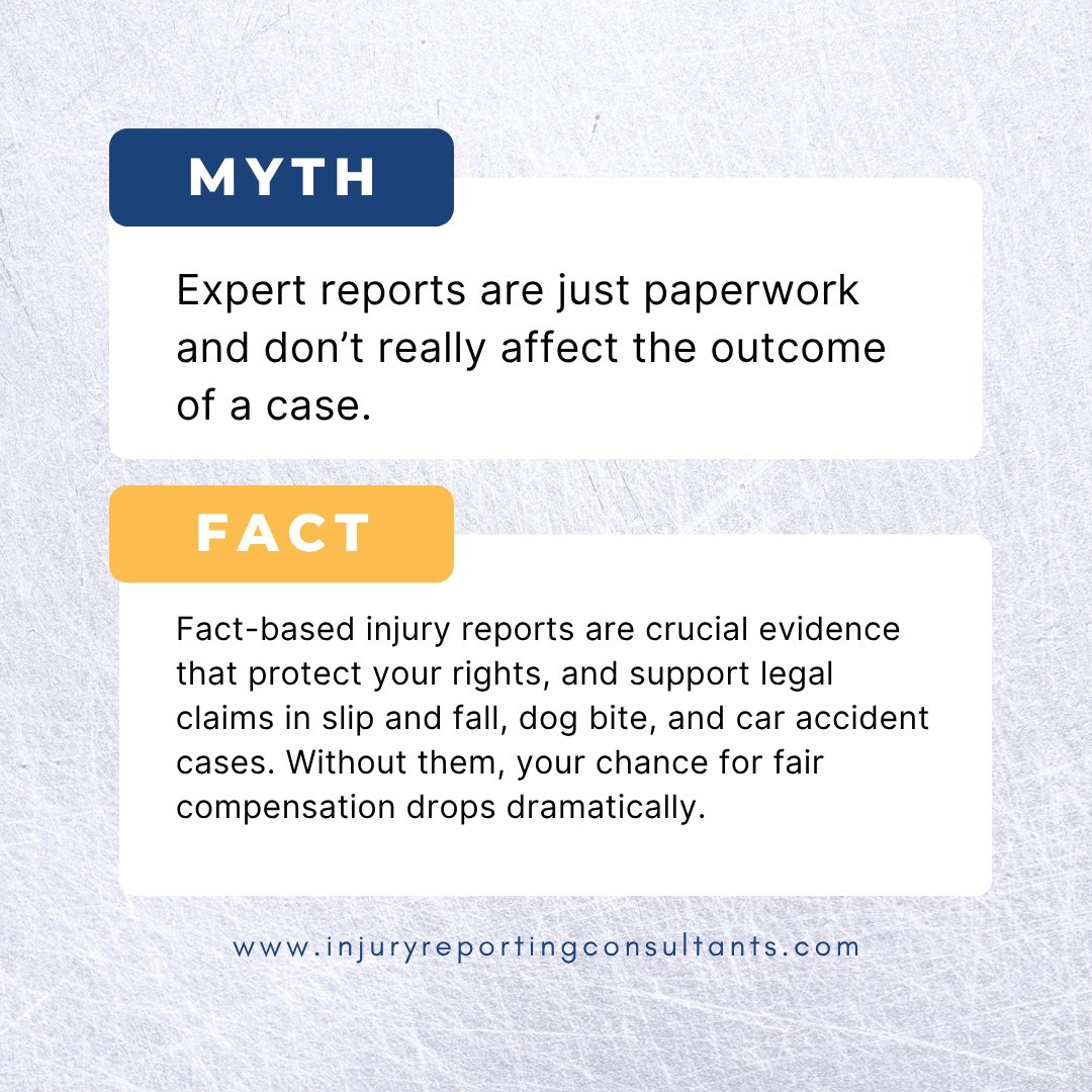IRC_Reports's tweet photo. Fact-based injury reports are the backbone of your case, whether it’s a slip, a bite, or a crash. No solid report? No strong claim. 

Don’t gamble with your compensation. Let the facts speak louder than assumptions. 💯

📞 1-866-445-8880⁠

⁠ https://t.co/OocWxjscts