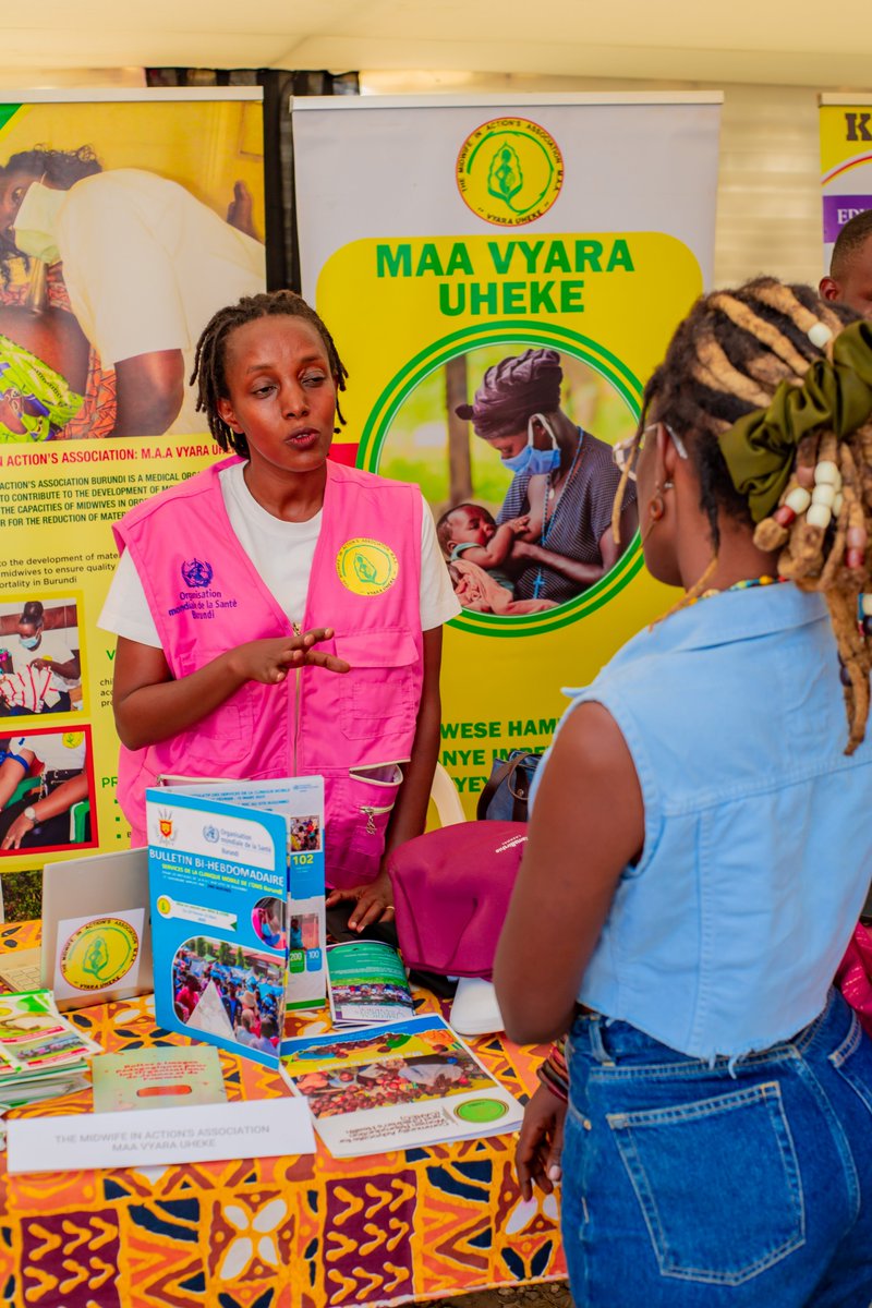 in_midwife's tweet photo. 🎉 Our stand was proudly present✅at the Knowledge Fair on July 11 at Izuba Cultural Center (Rohero).📚 With visuals, materials & smiles😊we shared our actions & community innovations.
🙏 Thanks to @sharenetburundi & partners!
📸 Highlights 👉#KnowledgeFair #MAA #Burundi https://t.co/Xj7Di4wNnQ