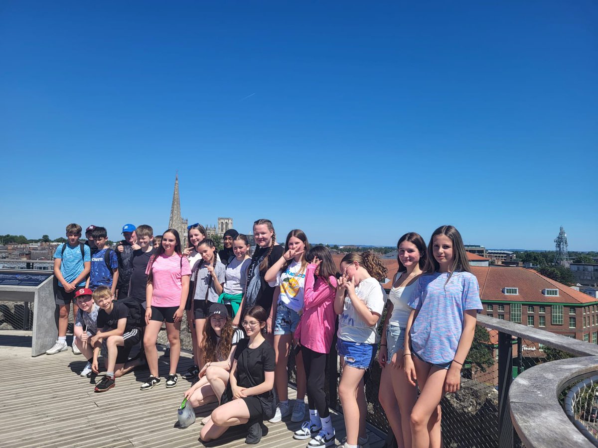 MCAhumanities's tweet photo. Excellent day out with Year 7 Y Band in York. Lots of sun but not one complaint from students. Absolutely amazing behaviour! https://t.co/Z4zuQLk2wP