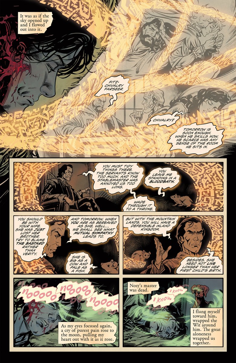 Dark Horse Comics (@darkhorsecomics) on Twitter photo ICYMI: The third and final chapter of Assassin’s Apprentice came to its conclusion this week with issue #6! More: bit.ly/4klHVZn
In this final issue, The fate of the kingdom hinges on Fitz!
<a href="/robinhobb/">Robin Hobb</a>'s novel adapted by <a href="/Jody_Houser/">Jody Houser ✒️🗯️🎲</a>, <a href="/funrama/">Ryan Kelly</a>, Jordie Bellaire, and ICYMI: The third and final chapter of Assassin’s Apprentice came to its conclusion this week with issue #6! More: bit.ly/4klHVZn
In this final issue, The fate of the kingdom hinges on Fitz!
<a href="/robinhobb/">Robin Hobb</a>'s novel adapted by <a href="/Jody_Houser/">Jody Houser ✒️🗯️🎲</a>, <a href="/funrama/">Ryan Kelly</a>, Jordie Bellaire, and