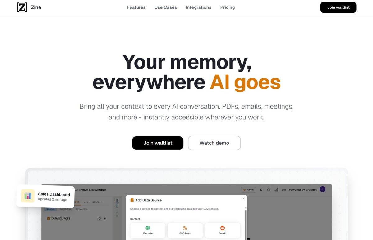 KirkMarple's tweet image. Getting closer to @zine_ai launch...
At least Opus 4 isn't too bad at building landing pages.