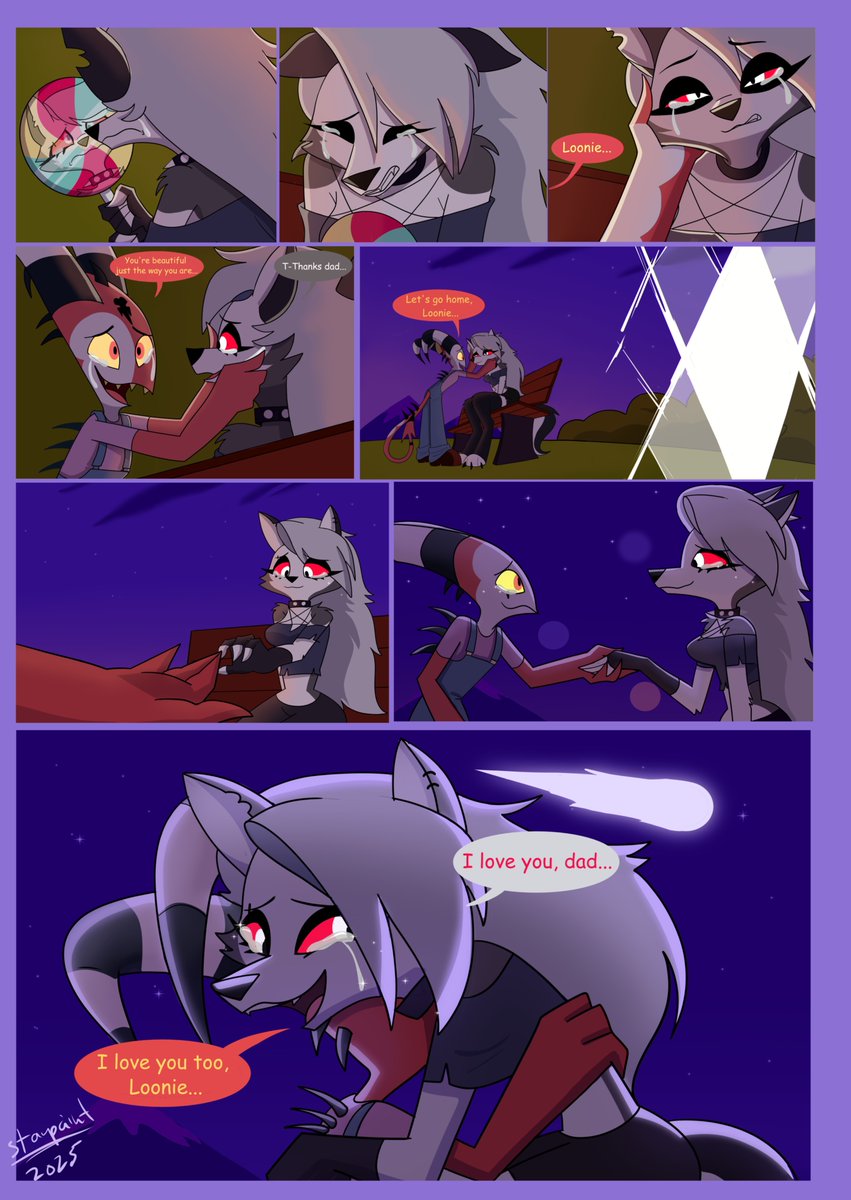 StarPaint93's tweet image. Did this little alt ending mini comic as a request for a very special person out there!
