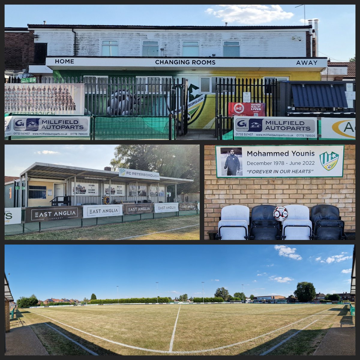 KevWHU42's tweet image. First visit to Millfields Autoparts Stadium for the PSF that ended @fc_peterborough(3)3 @BlackstonesFC(0)0. Att: 70
The Stones were ultimately undone by their hosts" first half performance, before the 2nd half petered out.
Best wishes to both sides for the season.
#groundhopping
