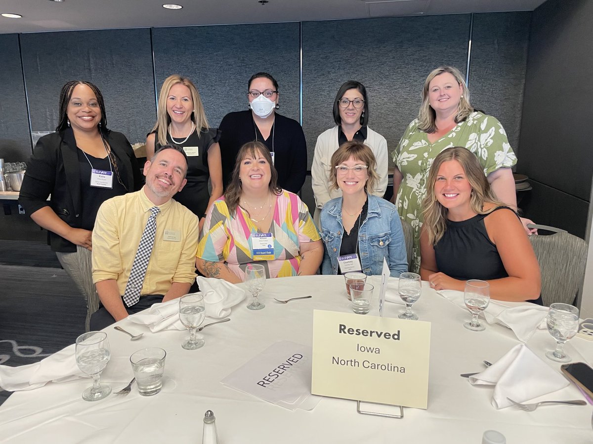 State to state collaboration NC, MS, SC and IA with ⁦<a href="/ASCAtweets/">ASCA</a>⁩ board of directors ⁦<a href="/NCSCA/">NC School Counselors</a>⁩.  Sharing best practices to ELEVATE school counseling!!