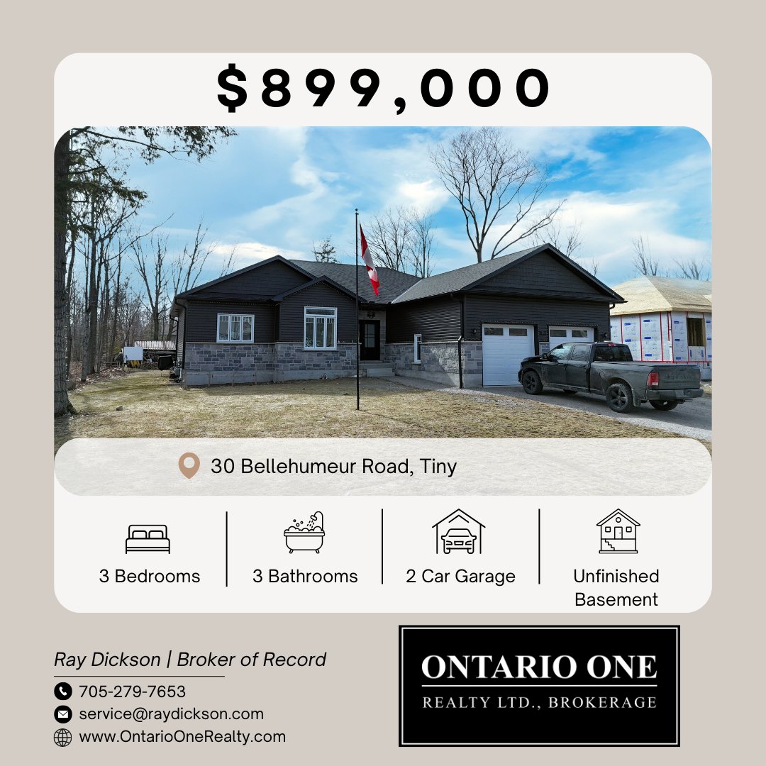 RayDickson's tweet image. The Georgian Bay Lifestyle - $899,000
ontarioonerealty.com/ON/tiny/l9m0j1…