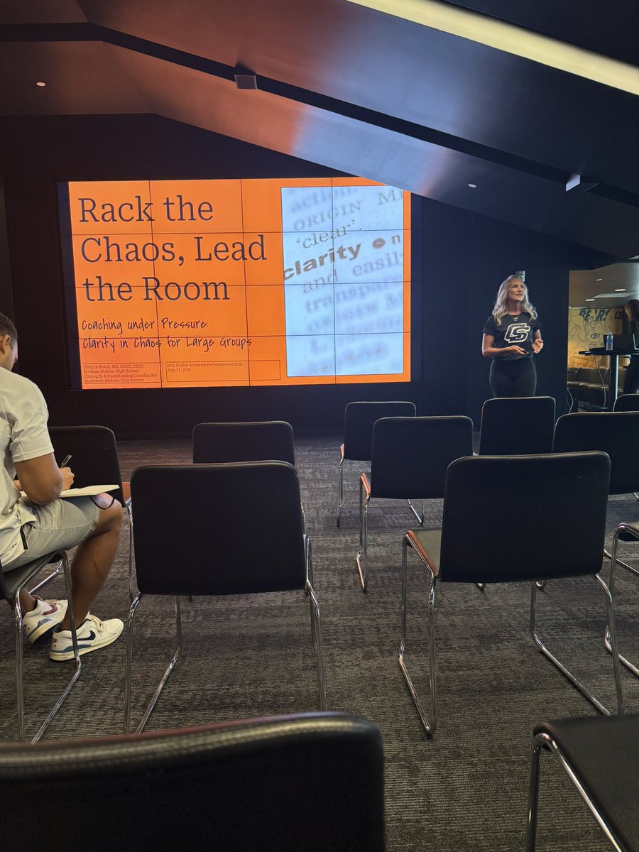 NHSSCA_TX's tweet image. Leadership starts before the whistle 

- Felicia Brock