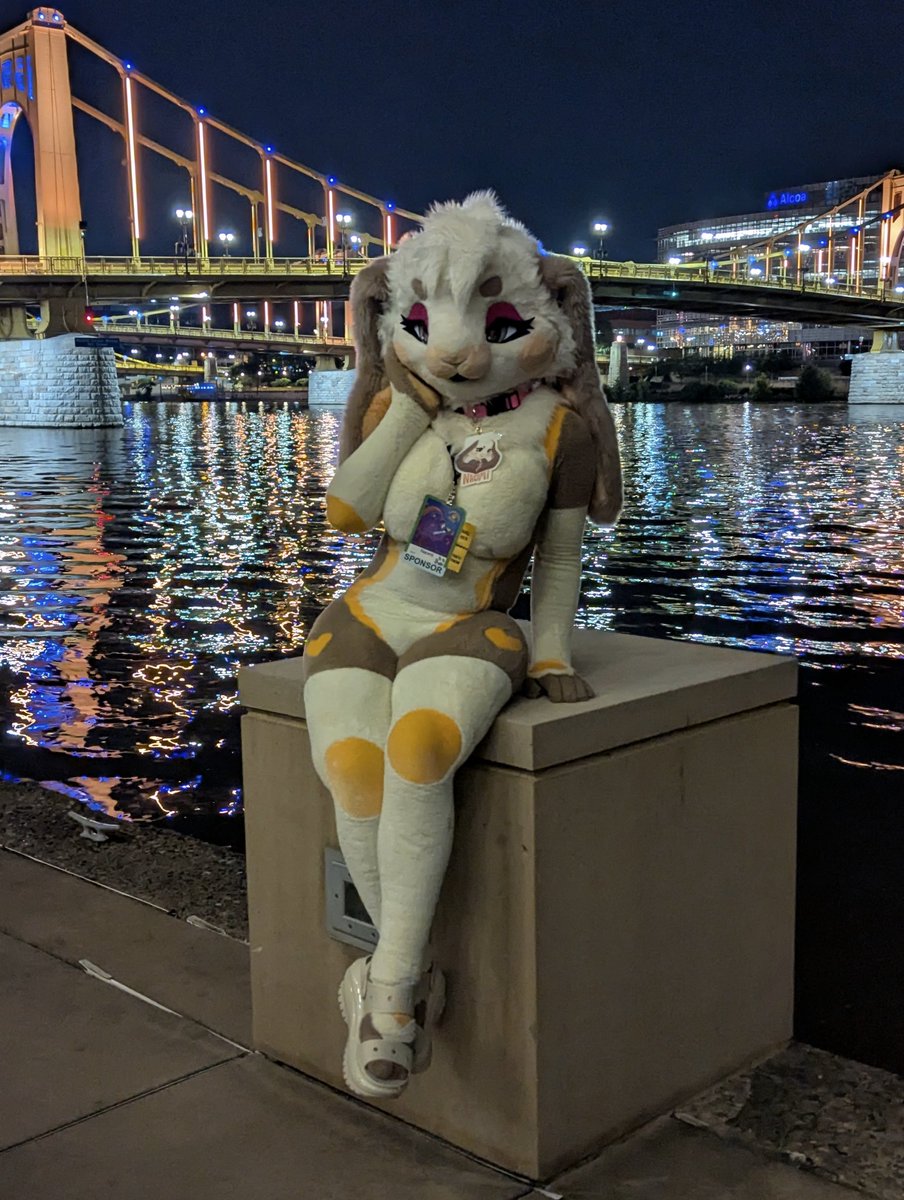 It's a perfect night... wanna hang out? #FursuitFriday