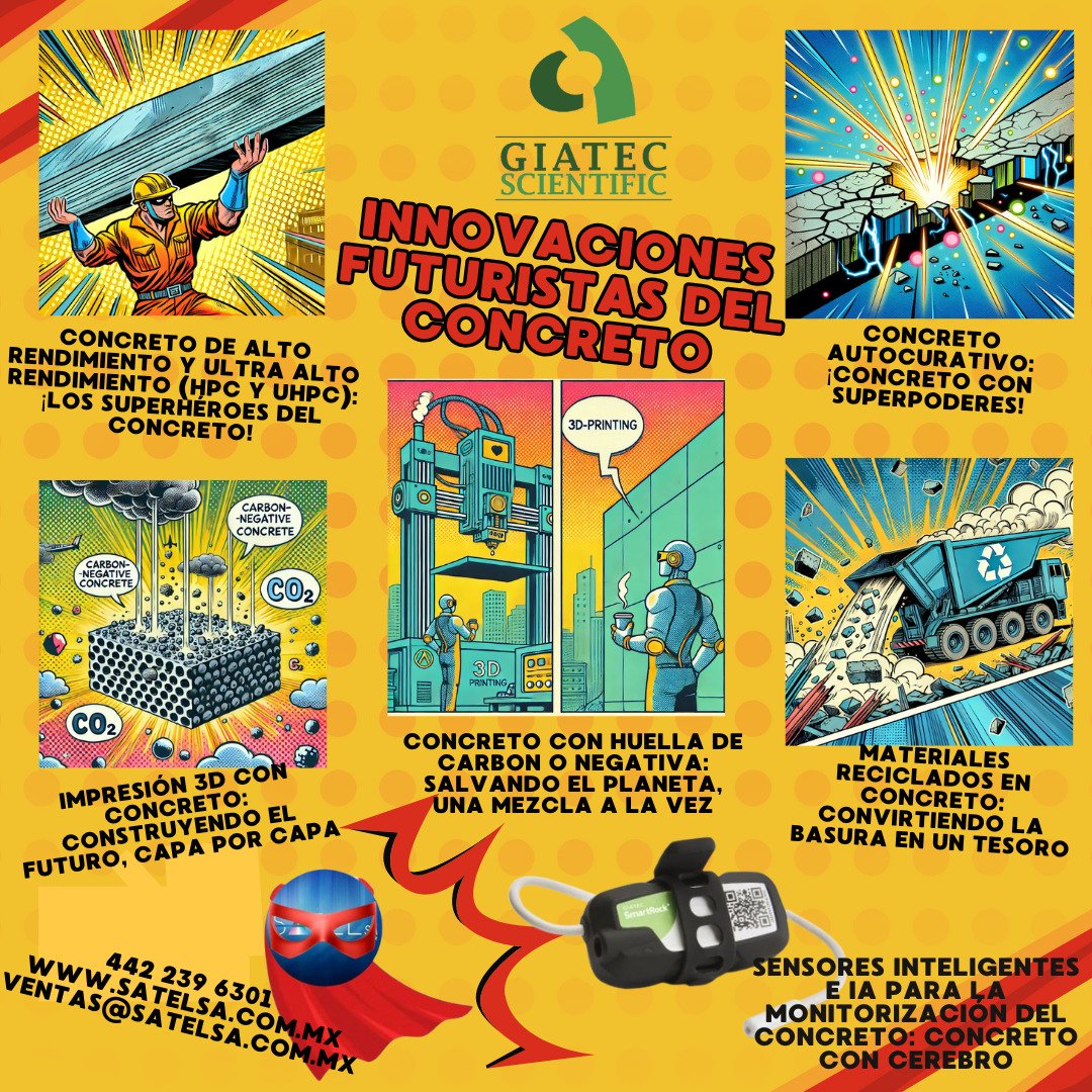 SATELSA's tweet image. Durante años, el concreto se consideró tradicional. Hoy en día, es uno de los materiales más innovadores en la construcción.

COMIC: giatecscientific.com/education/how-…

#concretos #sensores #superheroes #construcción #ingenieríacivil #proteccioncatodica #vaciadodeconcreto #Giatec