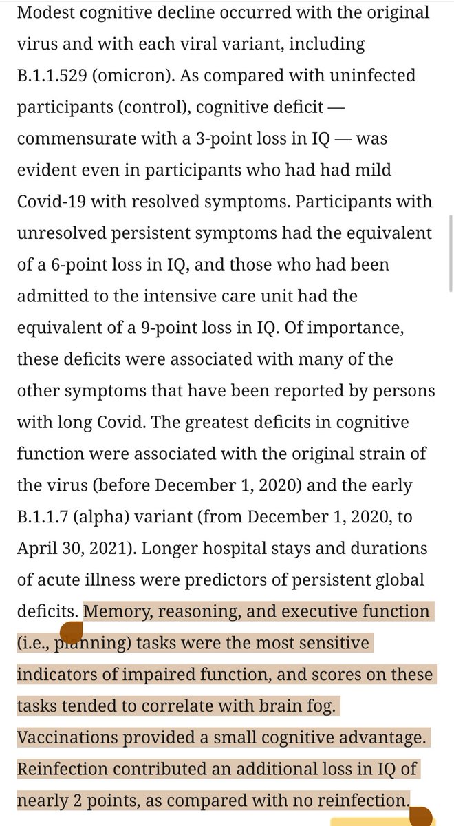 If you've noticed your brain is making it harder for you to do things lately (e.g , "I have menopause brain," or "the pandemic made me need ADHD meds"), please understand that c0vid infections damage your brain, and particularly executive functioning. 😷 for less future damage.