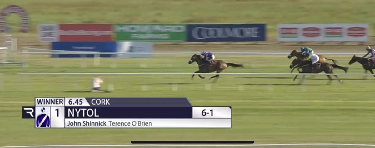 Terence O’Brien Racing (@tob_racing) on Twitter photo 🏆WINNER WINNER🏆
Nytol wins today in Cork under a super Johnny Shinnick ride.
Congratulations to all connections 😀🥳🐎🏇
<a href="/Southern_Fuels/">Southern Fuel & Farm Supplies Ltd</a>
<a href="/REDMILLSHorse/">Connolly's RED MILLS</a> 🏆WINNER WINNER🏆
Nytol wins today in Cork under a super Johnny Shinnick ride.
Congratulations to all connections 😀🥳🐎🏇
<a href="/Southern_Fuels/">Southern Fuel & Farm Supplies Ltd</a>
<a href="/REDMILLSHorse/">Connolly's RED MILLS</a>