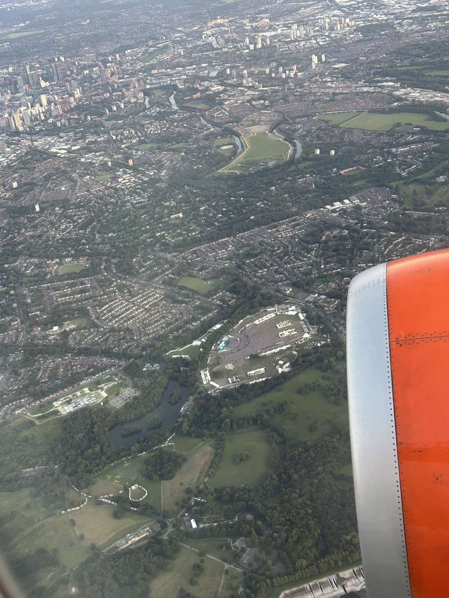 Heaton Park from the sky. #OasisManchester #Oasis #oasisheatonpark