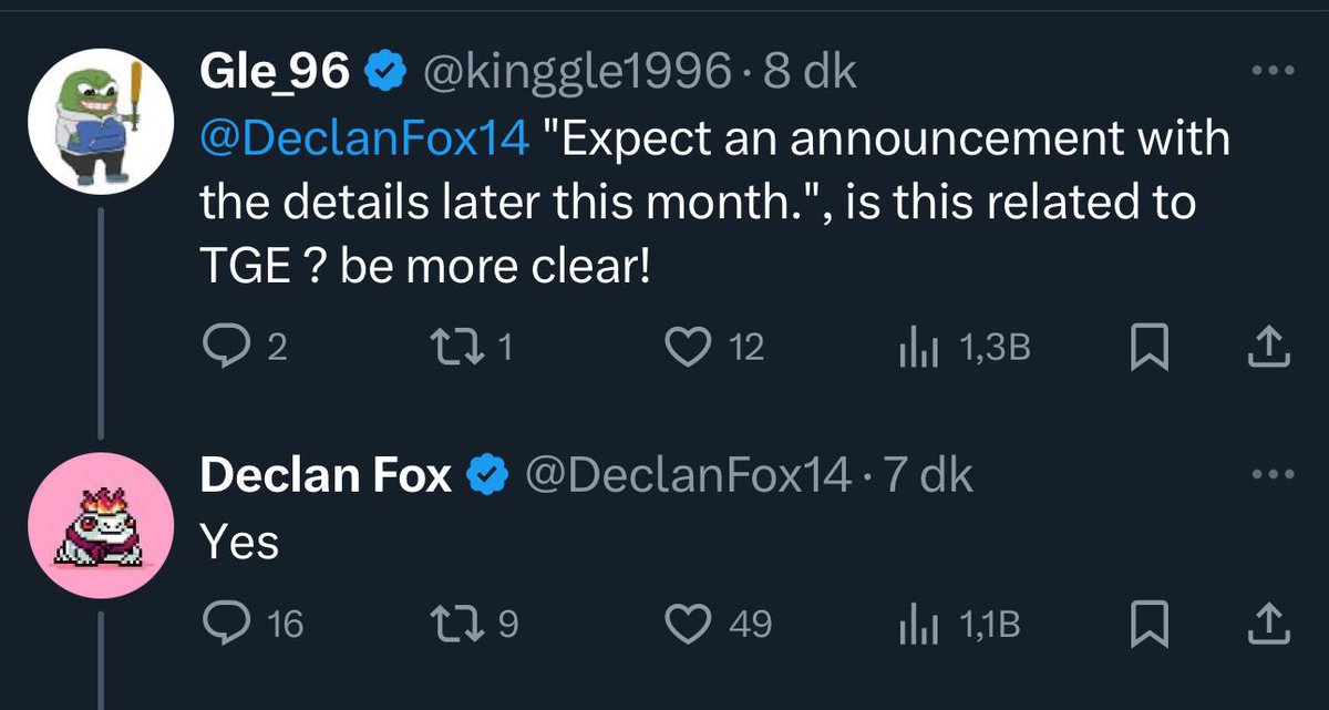 The asset is ETH. The ticker is SBET. The chain is LINEA.

Sessizliği bozdular. Biz $LINEA bekliyorduk $SBET mi geliyo 👀🤔🤫

Ayrıca bu ay içinde LINEA Tge ile ilgili detaylar belli olacak !