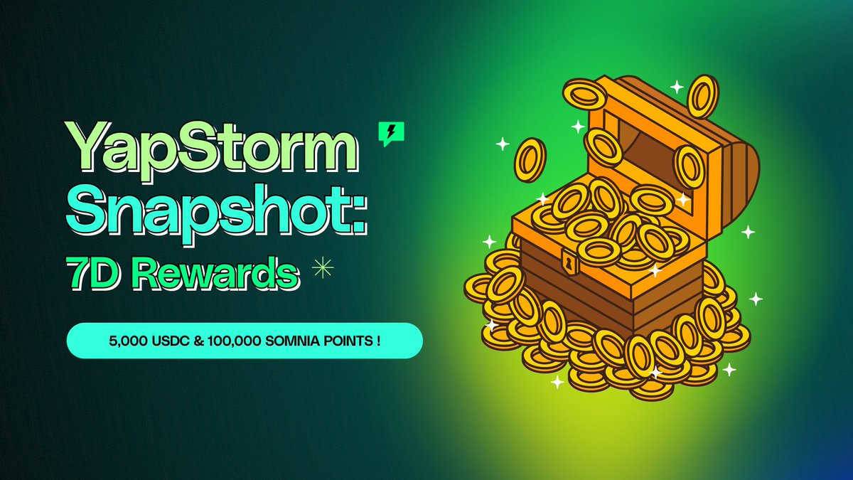 SomniaYappers's tweet image. 7D Snapshot has been taken!

Keep your yap streak strong - it all adds up. 
Next week’s grind starts now.