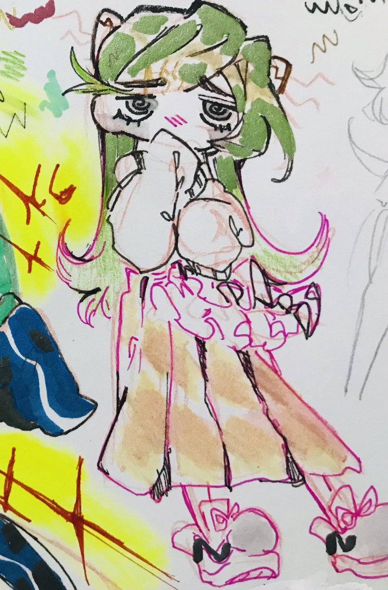 reinycandy's tweet image. Fighting artblock idk