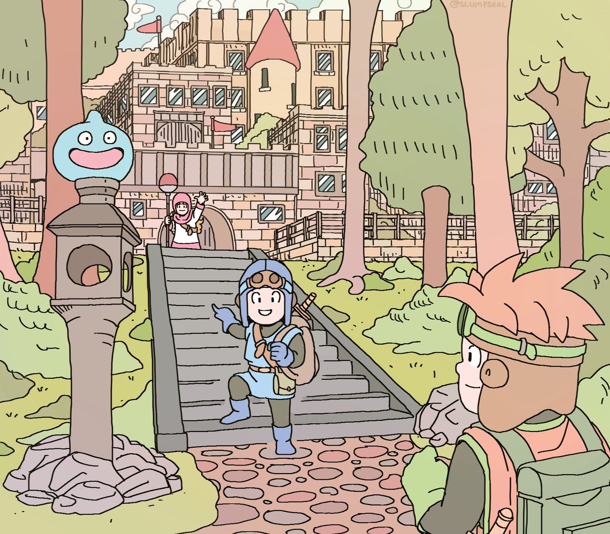 the gang adventuring