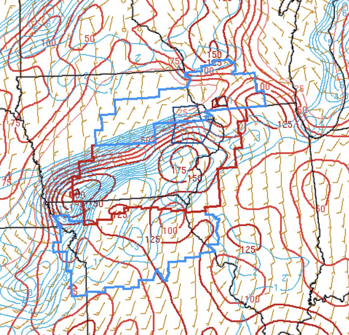 Zarhle1's tweet image. 3CAPE + Surface Vorticity cheat code going HAM across Iowa and Wisconsin this afternoon.