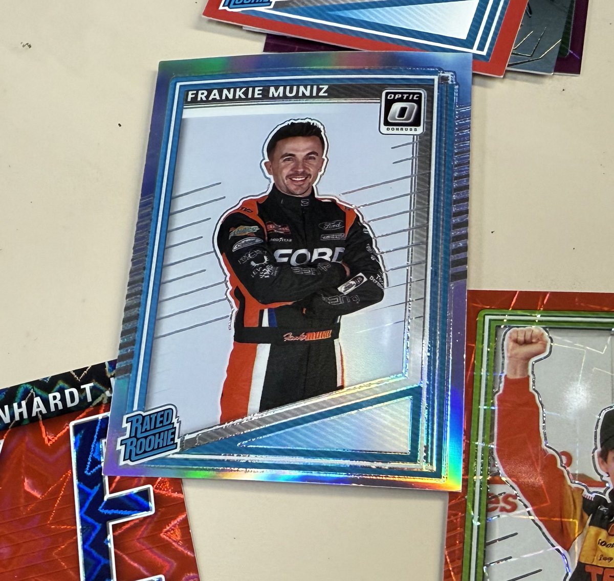 Misha Wines (@mishawines97) on Twitter photo EVERYBODY CAN GO CHASE <a href="/frankiemuniz/">Frankie Muniz</a> ROOKIE CARDS IN 2025 <a href="/PaniniAmerica/">Panini America</a> DONRUSS RACING EVERYBODY CAN GO CHASE <a href="/frankiemuniz/">Frankie Muniz</a> ROOKIE CARDS IN 2025 <a href="/PaniniAmerica/">Panini America</a> DONRUSS RACING