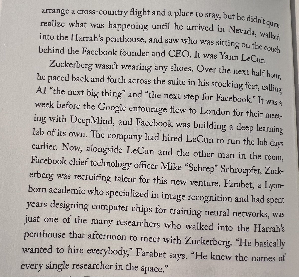 modestproposal1's tweet image. “Hello, this is Mark, from Facebook.”
“He basically wanted to hire everybody… He knew the names of every researcher in the space”