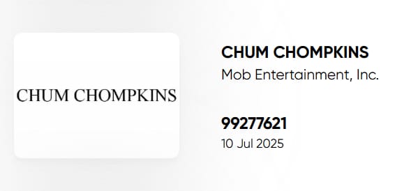 PPForFans's tweet image. #PoppyPlaytime NEWS!!!

NEW POPPY PLAYTIME CHARACTER 🔥

NAME: "Chum Chompkins". 👁

A new character name has been registered on Mob Entertainment's website, probably for Poppy Playtime Chapter 5 or another spin-off game.