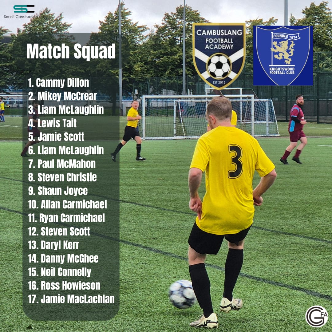 Cambuslang Football Academy Amateurs (@cambuslangfaama) on Twitter photo 🔵🟡Fixture🔵🟡
A return to the socials for this weekends 2nd pre season game.The lads have been worked hard at training last few weeks. Let's hope for a good performance. MTC🔵🟡
<a href="/KnightswoodAms/">Knightswood AFC</a>
<a href="/spafaofficial/">Scottish Premier AFA</a> 🔵🟡Fixture🔵🟡
A return to the socials for this weekends 2nd pre season game.The lads have been worked hard at training last few weeks. Let's hope for a good performance. MTC🔵🟡
<a href="/KnightswoodAms/">Knightswood AFC</a>
<a href="/spafaofficial/">Scottish Premier AFA</a>