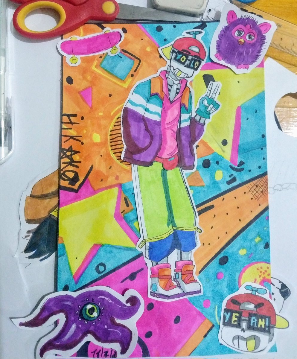 ramen_sam_'s tweet photo. Un pequeño dibujito de fresh 
#Underverse #freshsans #undertaleau https://t.co/DXMfYiyvVf