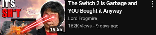 pellerfon's tweet image. I&apos;m busy mom, I&apos;m making Miyamoto shoot lasers out of his eyes to destroy the Nintendo switch 2 for a youtube thumbnail