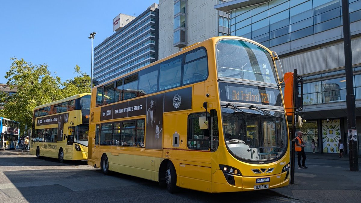 William Connolly (@wc2512) on Twitter photo Its not just Oasis shuttles gracing the city centre today..
Theres cricket shuttle buses on the other side of Piccadilly!
<a href="/DiamondBusNW/">Diamond Bus NW</a> 40631 - BJ11 DVK in #Manchester Piccadilly this afternoon about to work the first T20 shuttle bus of the afternoon heading to #OldTrafford. Its not just Oasis shuttles gracing the city centre today..
Theres cricket shuttle buses on the other side of Piccadilly!
<a href="/DiamondBusNW/">Diamond Bus NW</a> 40631 - BJ11 DVK in #Manchester Piccadilly this afternoon about to work the first T20 shuttle bus of the afternoon heading to #OldTrafford.