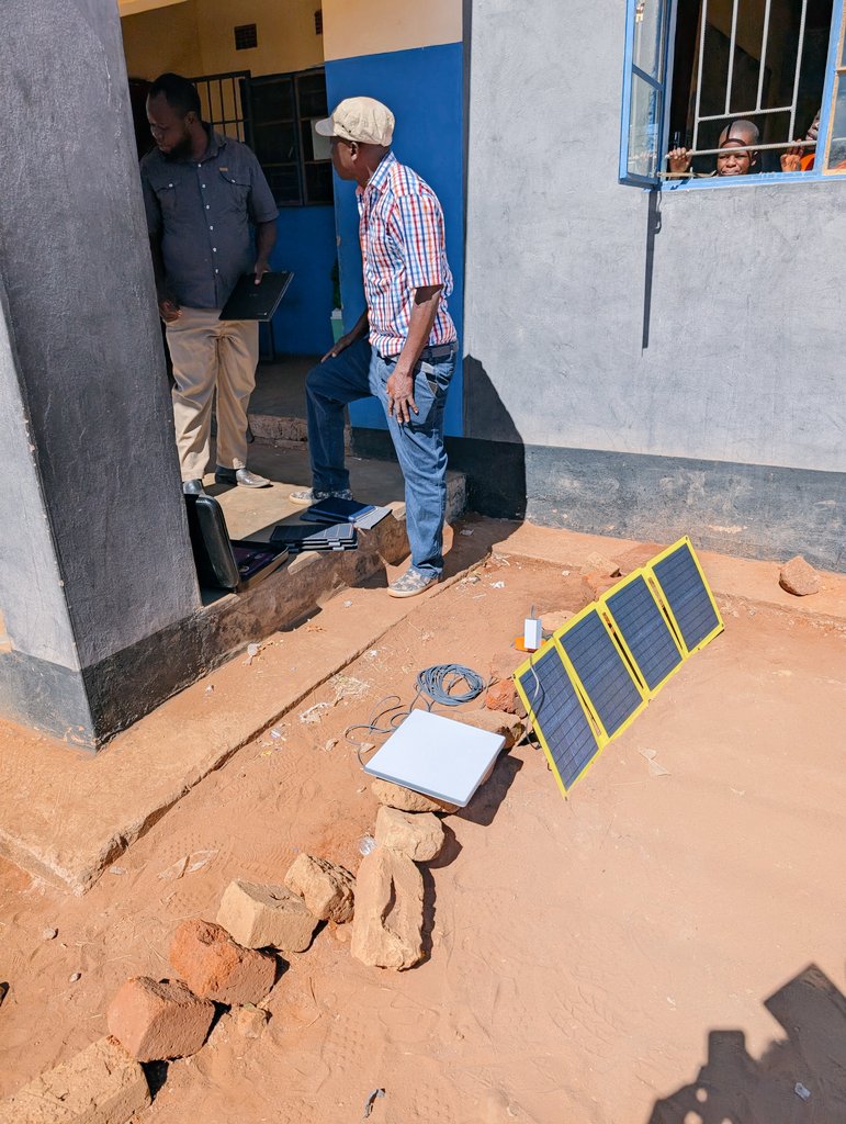 Starlink Mini setup in minutes at rural school in Zambia.  School didn't even have a formal address or electricity.  <a href="/Starlink/">Starlink</a> ran off a portable solar panel and 100w battery, giving 150mb internet.  Incredibly efficient.  These elementary children in rural Africa will have