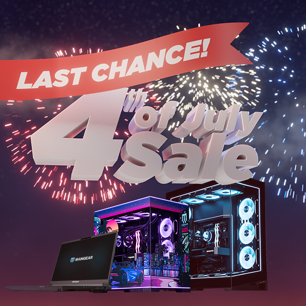 maingear's tweet image. 🚨Our 4th of July Sale Ends Tonight!🚨
It's your last chance to save up to $600 on a custom rig! 🇺🇸 🦅
Configure your build today! 🔗:bit.ly/45QqWLi