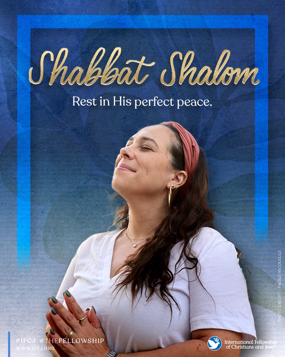 TheFellowship's tweet image. Let the stillness of Shabbat quiet your worries and restore your spirit.
We thank God for His faithfulness, for the peace He gives. Not just for today, but always.