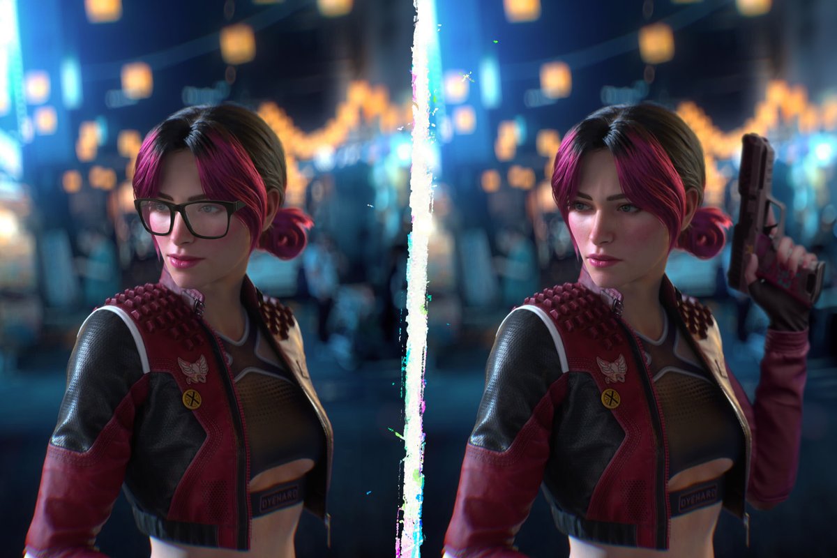 playspine's tweet image. – Oh, what a cute girl with a spray can . Some kind of street artist?
– STOP HER 🛑 THAT’S REDLINE — SHE STOLE SPINE FROM TENSOR‼️
Power of #Superman glasses works on everyone. No exceptions 🤓