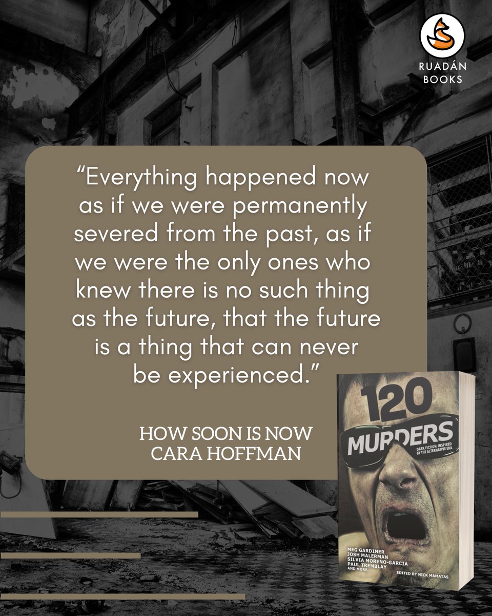 RuadanBooks's tweet image. Welcome the weekend by cracking open 120 Murders and cranking up The Smiths: see what happens.
(Entertainment. Entertainment will happen. Maybe some nostalgia.)
Enjoy this excerpt from Cara Hoffman's story "How Soon Is Now"—and grab a copy of the paperback from us:…