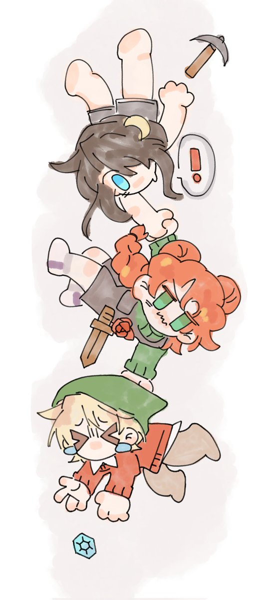 // life series spoilers 
my three favorite failures..... 
#pearlescentmoonfanart #geminitayfanart #grianfanart