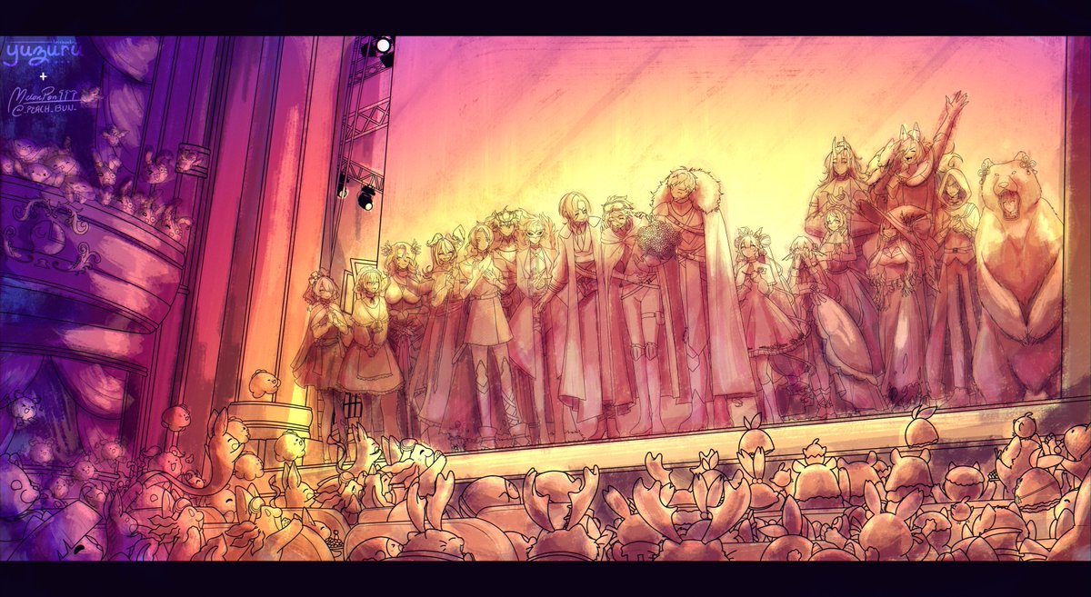 I was given the pleasure of drawing the chibis for the lovely vocalists <a href="/DuskFadedToDawn/">duskie ✨</a> &amp; <a href="/CherryMLee/">Mindy🍒 ⁷</a> 💜🩷
I also drew the Krisis Terrasanji art, colored by the wonderful <a href="/krisisonkrisis/">giga yuzuru🍋| NOW ON VGEN</a> 🥺🫶

Thank you so much for letting me a part of this!!
Happy 2nd Anniversary Krisis💛💙💜