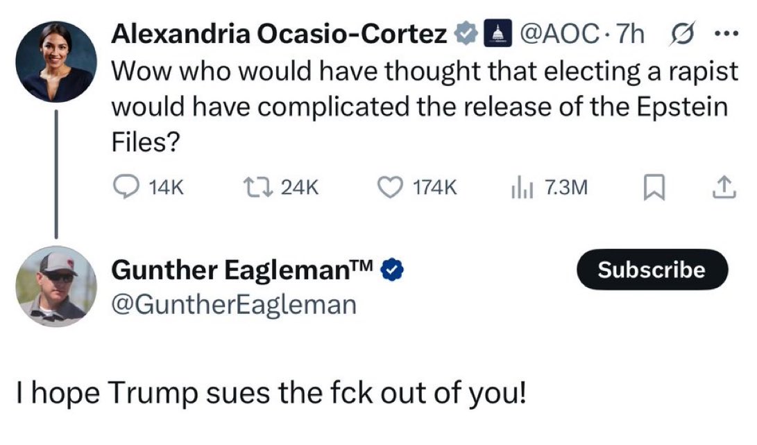 The Patriot Oasis™ (@thepatriotoasis) on Twitter photo Textbook defamation lawsuit. Hope your ready to go up against Teflon Don <a href="/AOC/">Alexandria Ocasio-Cortez</a> Textbook defamation lawsuit. Hope your ready to go up against Teflon Don <a href="/AOC/">Alexandria Ocasio-Cortez</a>