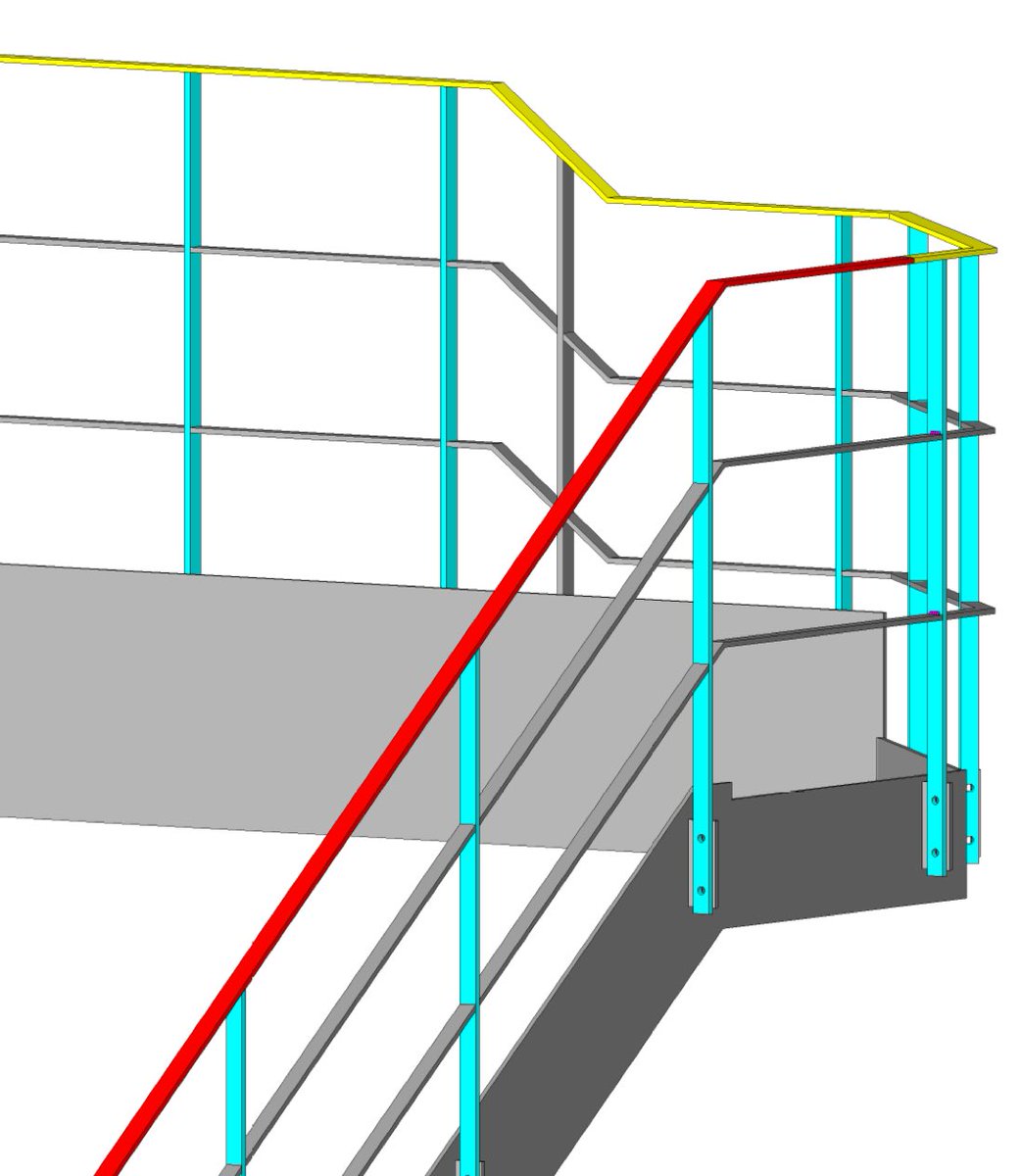 revitで階段手摺を作図しました〜

ボルトは抜けております😂😂

#revit #bim  #図面 #建築図 #cad