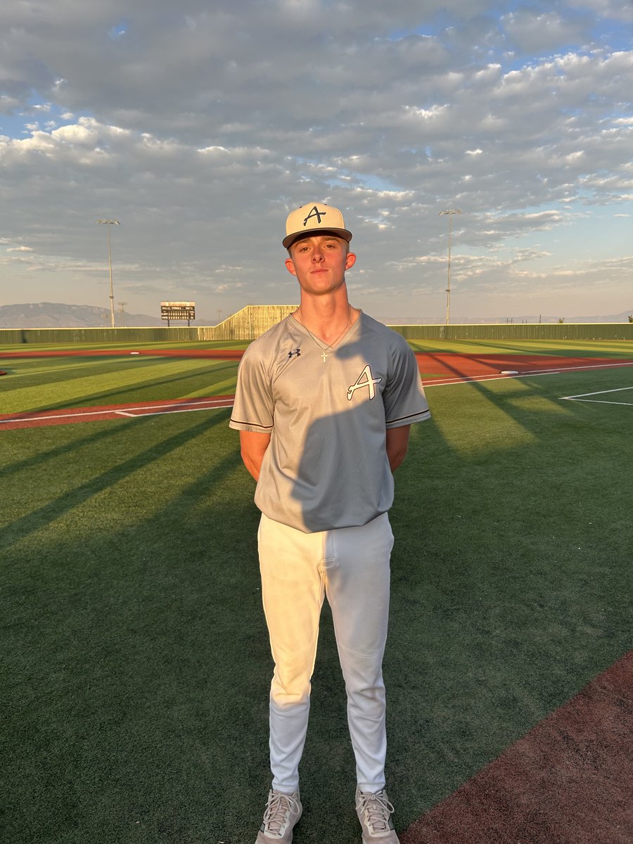 Five Tool New Mexico (@fivetoolnm) on Twitter photo F: <a href="/AbqBaseballAcad/">Albuquerque Baseball Academy</a> 2028 Navy 12, Gameday Angels 2028 Cancino 0
PoG: <a href="/CarsonWest22/">Carson</a> 5IP, 9K, 0R No Hitter
Hitter: <a href="/BenHerman494417/">Ben Herman</a> 2-2, HR, 3 RBI, 3R F: <a href="/AbqBaseballAcad/">Albuquerque Baseball Academy</a> 2028 Navy 12, Gameday Angels 2028 Cancino 0
PoG: <a href="/CarsonWest22/">Carson</a> 5IP, 9K, 0R No Hitter
Hitter: <a href="/BenHerman494417/">Ben Herman</a> 2-2, HR, 3 RBI, 3R