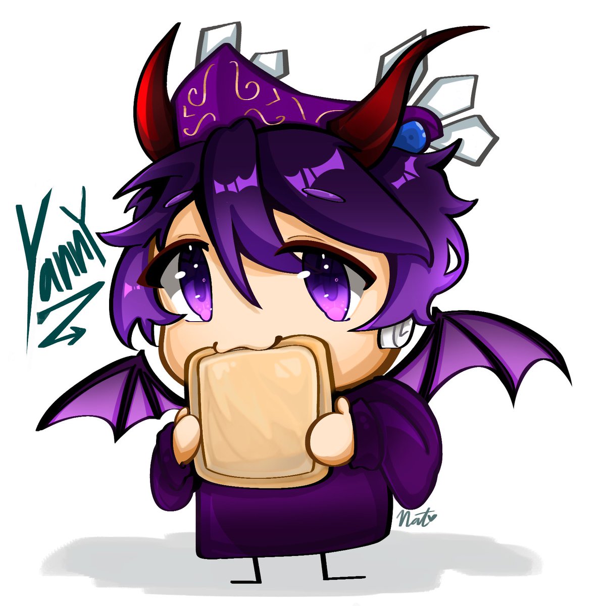 ruhqz_'s tweet image. small doodle commission 💕
#art