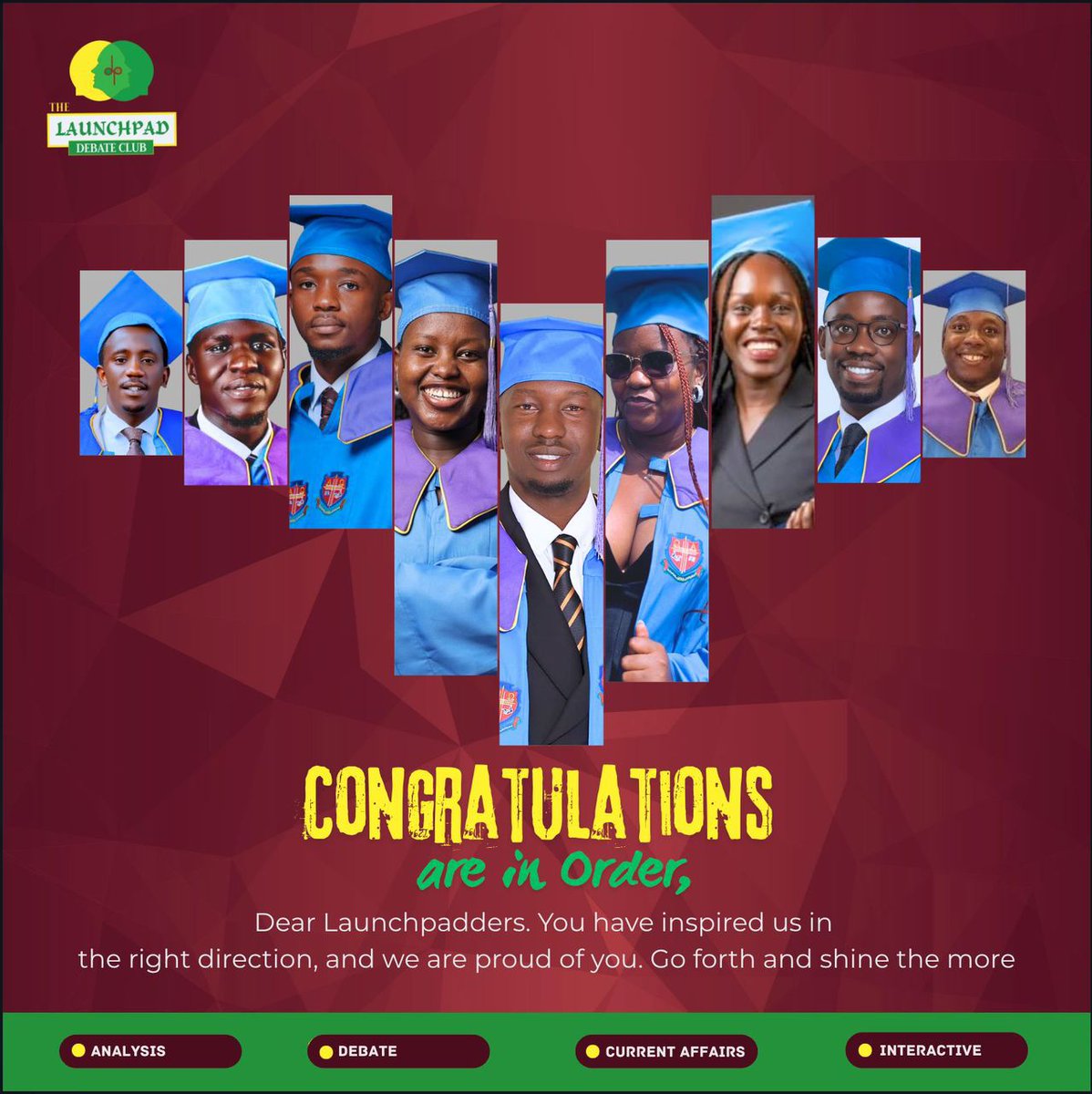 ๐๐ฐ๐ฎ๐๐ฒ๐บ๐ฌ ๐ (@acayeopiyo) on Twitter photo Thank You Launch Pad Debate of <a href="/UCUniversity/">Uganda Christian University (Official)</a> ,
" We shared, we proved, we owned it's now your turn to make the institution a great one that everyone will cherish.
A legacy well lived will always be remembered.
#ucugrad25 <a href="/Launchpaddebate/">The ๐๐ฎ๐๐ป๐ฐ๐ต๐ฝ๐ฎ๐ฑ ๐๐ฒ๐ฏ๐ฎ๐๐ฒ ๐๐น๐๐ฏ</a> Thank You Launch Pad Debate of <a href="/UCUniversity/">Uganda Christian University (Official)</a> ,
" We shared, we proved, we owned it's now your turn to make the institution a great one that everyone will cherish.
A legacy well lived will always be remembered.
#ucugrad25 <a href="/Launchpaddebate/">The ๐๐ฎ๐๐ป๐ฐ๐ต๐ฝ๐ฎ๐ฑ ๐๐ฒ๐ฏ๐ฎ๐๐ฒ ๐๐น๐๐ฏ</a>