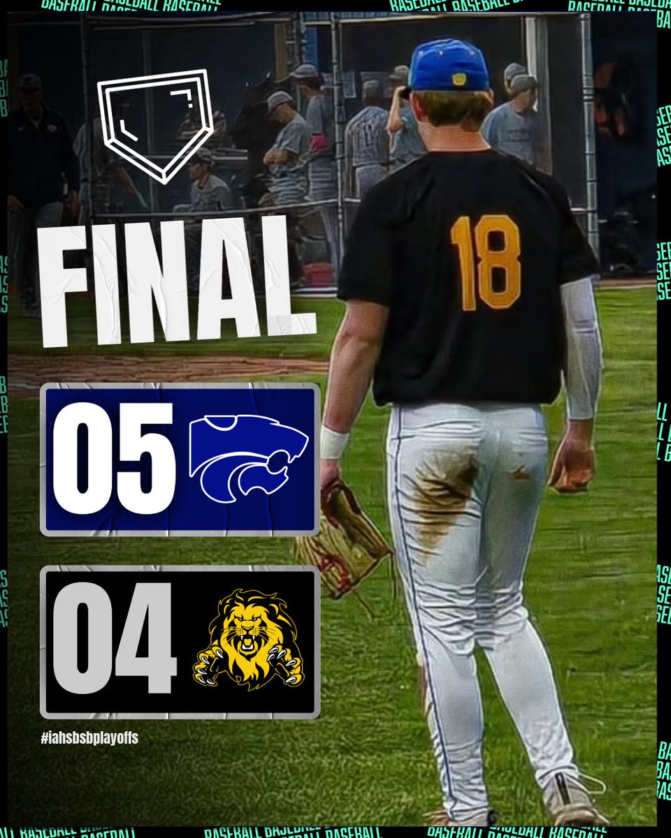 🚨𝗪𝗔𝗟𝗞 𝗢𝗙𝗙🚨

HUMBOLDT WALKS OFF CLEAR LAKE TO ADVANCE TO THE SUBSTATE SEMI-FINAL

The Wildcats will take on Algona for a shot at the substate final.

#iahsbb Wesley Brennon