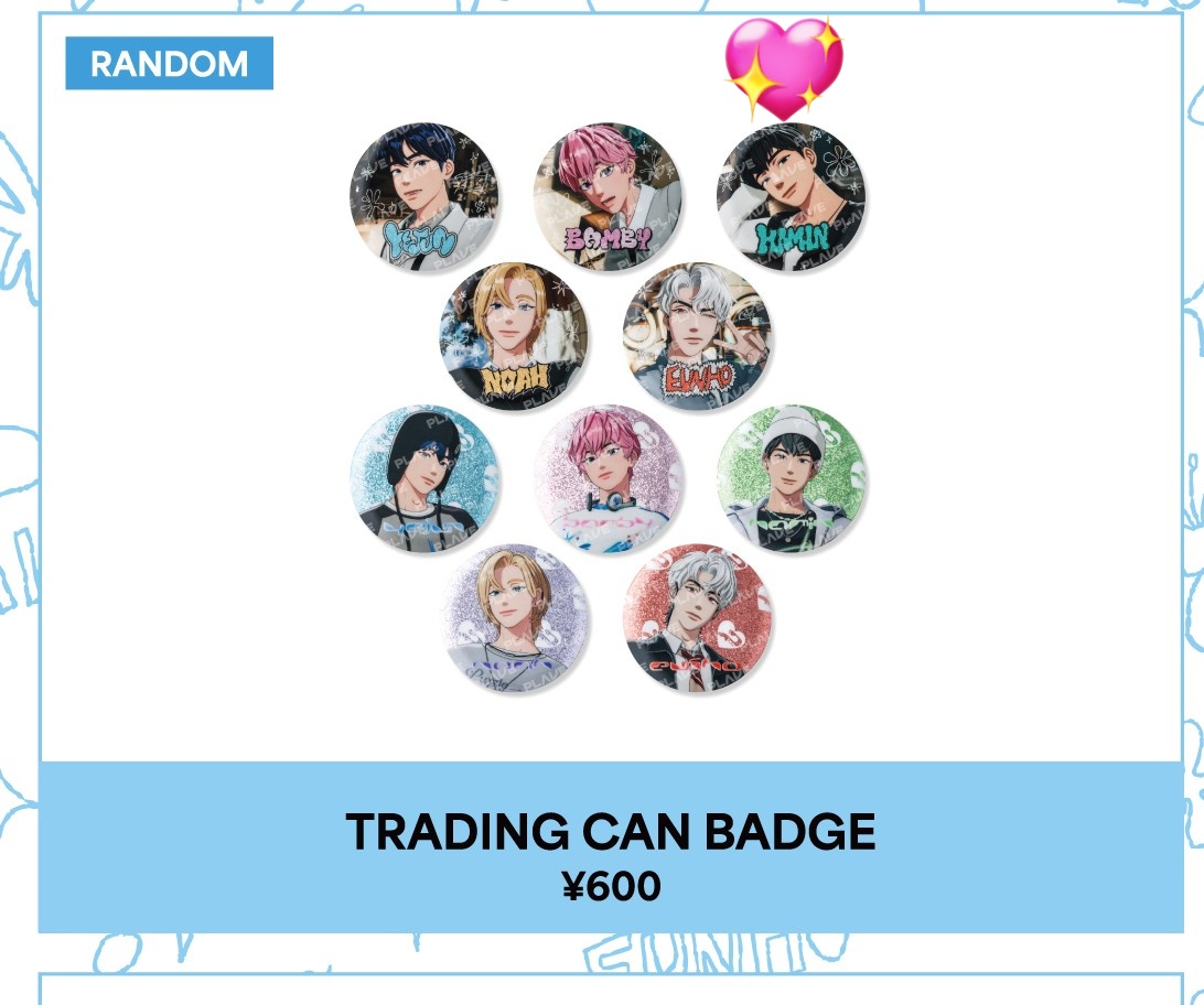 PLAVE DASH TRADING CAN BADGE イェジュン 白 PLAVE DASH