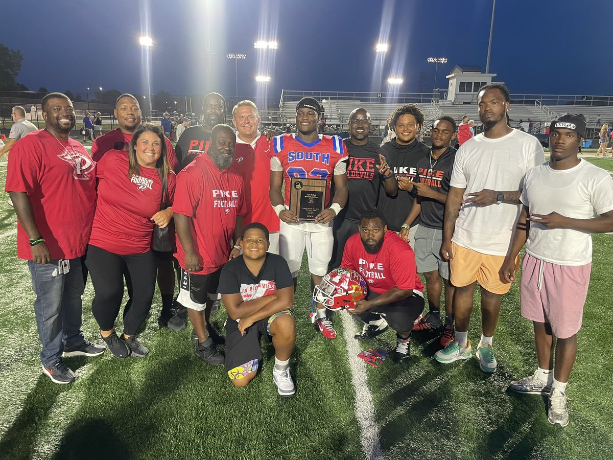 MBrevard (@coach_brevard) on Twitter photo Congrats to <a href="/AdeobaIfeoluwa/">Ifeoluwa Adeoba II 🇳🇬</a> who represented <a href="/PikeSchools/">Pike Twnshp Schools</a> <a href="/Pikereddevilfb/">Pike Red Devils Football</a> <a href="/PikeHSAthletics/">Pike Red Devils</a> and also won Player of the Game. Best wishes as you transition to <a href="/usf_fb/">USF Football</a> #PikeProud Congrats to <a href="/AdeobaIfeoluwa/">Ifeoluwa Adeoba II 🇳🇬</a> who represented <a href="/PikeSchools/">Pike Twnshp Schools</a> <a href="/Pikereddevilfb/">Pike Red Devils Football</a> <a href="/PikeHSAthletics/">Pike Red Devils</a> and also won Player of the Game. Best wishes as you transition to <a href="/usf_fb/">USF Football</a> #PikeProud