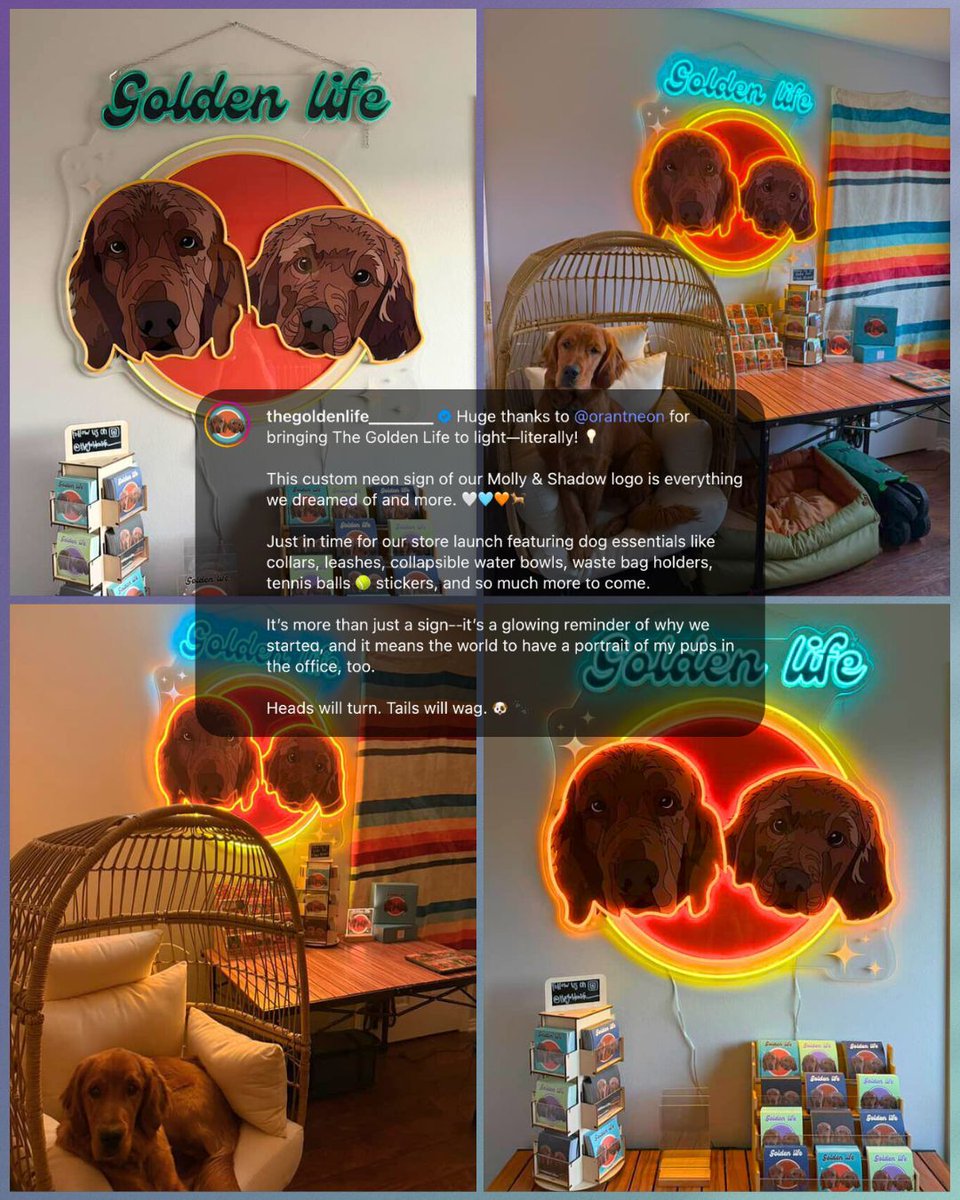 Orant_Neon's tweet image. 💯 Beauty, verified by our customers. Are you ready to “paint” a special moment for your own pet shop?🖌️🐾
#CustomerFeedback #OrantNeon #NeonSign #TrustAndGlow #HappyClients
