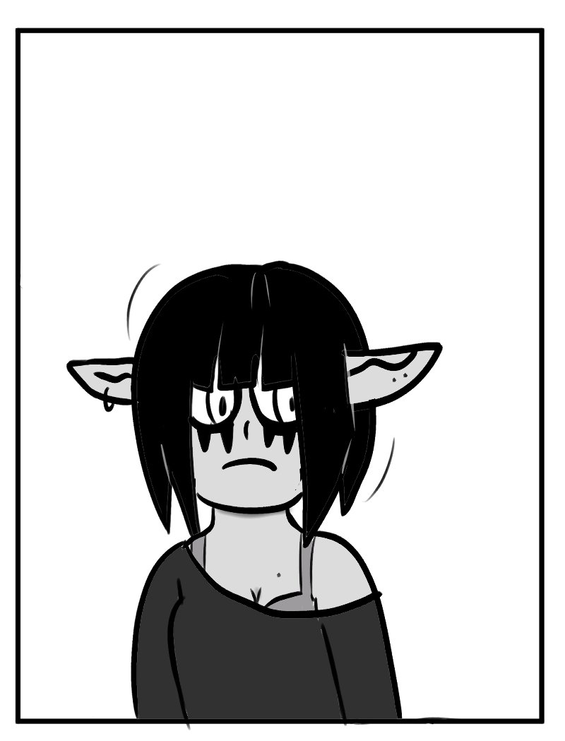 WansSketchbook's tweet image. I promise I'm still working on stuff just mainly getting things ready for the July 14th launch of my webtoons.

#webtoons #gothtopic #goth #goblin
