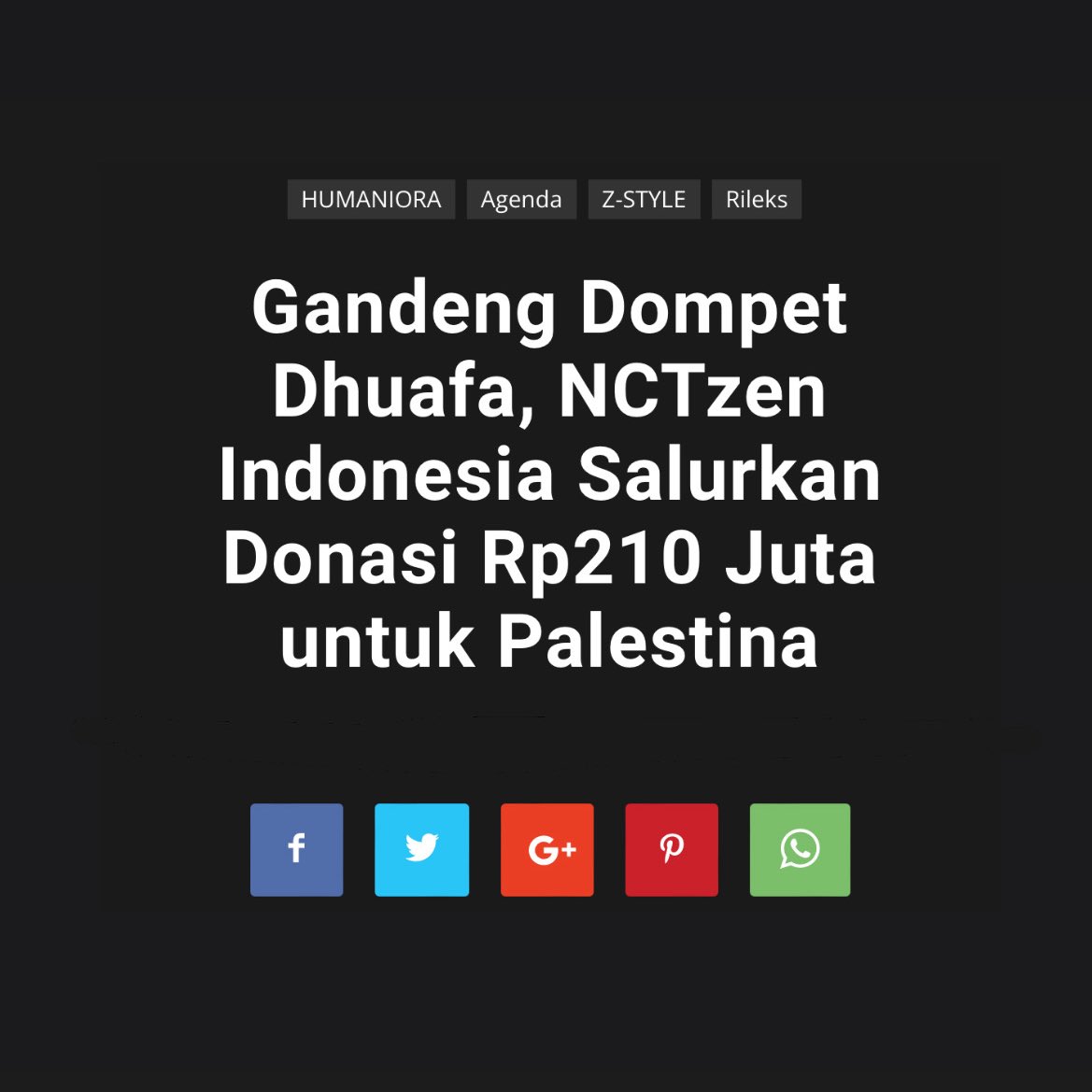 NCTzen Humanity & Help Indonesia (@nctzenhumanity) on Twitter photo 