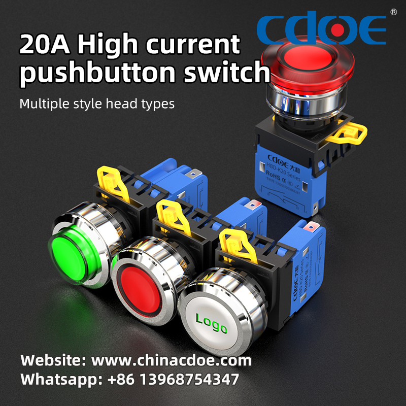 CDOEpushbutton's tweet photo. 🚨 Industrial Push Button – 20A 400V

✅ 30mm Mounting Hole
✅ Chrome-plated brass
✅ IP65 | Magnetic Arc Extinction
✅ 1NO1NC (expandable to 2NO2NC)
✅ High head / Mushroom / Custom
DM for samples &amp; specs!
#pushbutton #IP65 #industrialswitch #20Amp #arcprotection https://t.co/aGasKb83yi