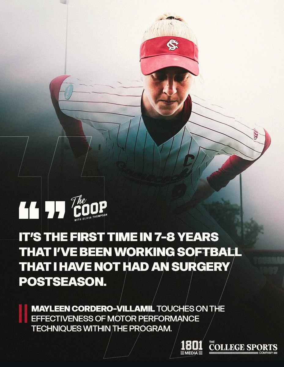 David Genest (AKA The Witch 🧹Doctor) (@aka_witchdoctor) on Twitter photo 👀 <a href="/MotorPreference/">Motor Preferences Experts, LLC</a>
🧠 “Zero postseason surgeries for the first time in 7–8 years.”
That’s what Mayleen Cordero-Villamil, Athletic Trainer, said about the 2025 South Carolina Gamecocks Softball team.
But here’s what makes that even more powerful:
✅ The Gamecocks finished 👀 <a href="/MotorPreference/">Motor Preferences Experts, LLC</a>
🧠 “Zero postseason surgeries for the first time in 7–8 years.”
That’s what Mayleen Cordero-Villamil, Athletic Trainer, said about the 2025 South Carolina Gamecocks Softball team.
But here’s what makes that even more powerful:
✅ The Gamecocks finished